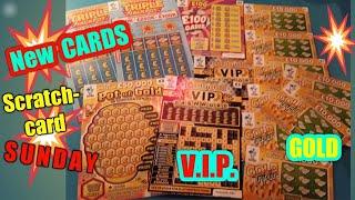 •New Scratchcards•GOLD TRIPLER•POT of GOLD.•.V.I.P.CASHWORD•TRIPLE JACKPOT•£100 LOADED•