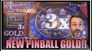IT'S A NEW SLOT! PINBALL GOLD ⋆ Slots ⋆ and I got the BONUS!!