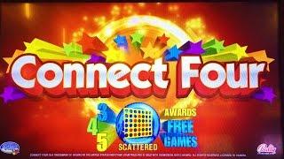 Connect Four slot machine, Live Play & Bonus