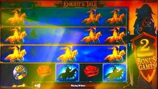 Knight's Tale slot machine, Live Play & Bonus