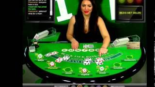 Playing Live Casino Blackjack at Unibet with LIVE commentary - PART 2/2