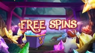 WILLY WONKA: ROCK CANDY CAVES Video Slot Casino Game with a "BIG WIN" RETRIGGERED FREE SPIN BONUS