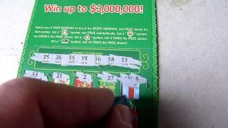 Merry Millionaire - Playing 30 tickets - 10 days of winning tickets - video # 2