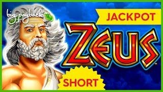 JACKPOT HANDPAY! Zeus Slot - $45 MAX BETS! #Shorts