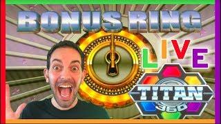 • TITAN 360 Bonus + MORE Live Play! • • Slot Machine Pokies w Brian Christopher #AD