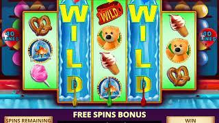 CARNY CASH Video Slot Casino Game with a PRIZE GAME FREE SPIN BONUS