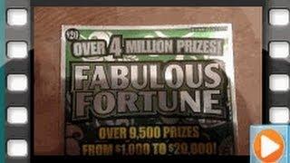 $20 Fabulous Fortune - Illinois Instant Lottery Scratch Off Ticket