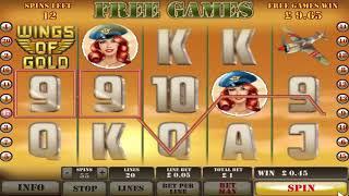 Wings of Gold slots - 49 win!