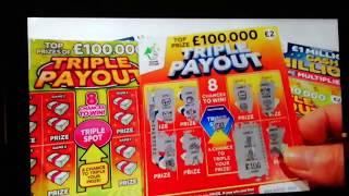 We got New..CASH MILLIONS Scratchcards..and NEW TRIPLE CASHWORDS..& NEW TRIPLE PAYOUTS