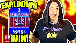 Slot Queen gets a BIG WIN with 32768 ways to PAY !! Did I just say that OUTLOUD?