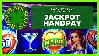 JACKPOT HANDPAY Lock it Link Diamonds! Major Jackpot Alert!