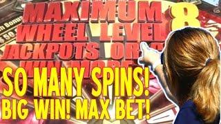 • MY FAVORITE WIN ON YOUTUBE • SO MANY SPINS ON MAX BET! BIG WIN SLOT MACHINE!