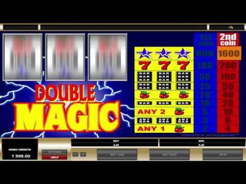 Free Double Magic slot machine by Microgaming gameplay ★ SlotsUp