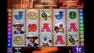 Rawhide a konami game slot machine bonus win