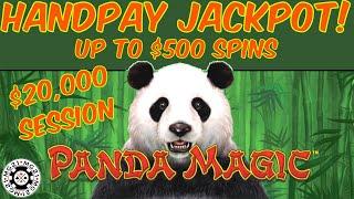HIGH LIMIT Dragon Link Panda Magic HANDPAY JACKPOT ~ $125 Bonus Rounds Slot Machine With $500 SPINS
