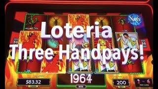 TRIPLE HANDPAY DAY: High Limit Lock it Link Loteria - great session