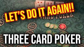 I COULDN'T BELIEVE IT!! EPIC 3 CARD POKER SESSION!! Dec 1st 2022