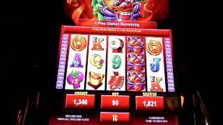 Dragon Lines Bonus Slot Machine Win at The Borgata in AC