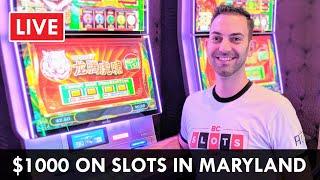 • LIVE $1000 On Slots • At Rocky Gap Casino Resort In Beautiful Maryland #AD