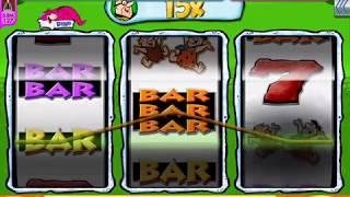 THE FLINTSTONES Video Slot Casino Game with a RETRIGGERED FREE SPIN BONUS