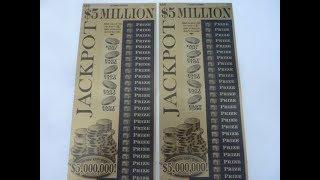 $5 Million Dollar Jackpot - TWO $30 Instant Lottery Tickets