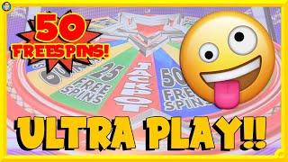 ULTRA PLAY!! Super Star Turns with OVER 50 FREE SPINS!!