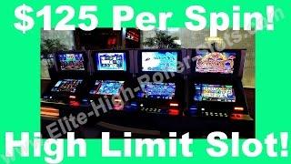 •High Limit Slot! $125 Per Spin! Aristocrat, IGT WMS Gambling! Jackpot, Handpay? | SiX Slot • SiX Sl