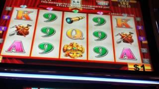 HIGH LIMIT Temple of Riches $1 Slot Machine Bonus 10 FREE SPINS!