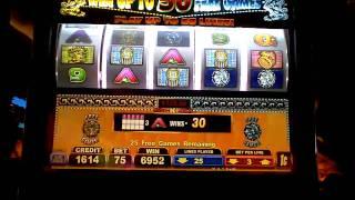 Sun and Moon Progressive 50 Free games bonus slot machine win at Parx Casino