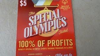 NEW Special Olympics Instant Lottery Ticket Scratchcard Video