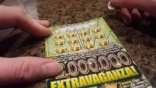 $2,000,000 EXTRAVAGANZA $20 ILLINOIS LOTTERY SCRATCHCARD