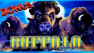 Buffalo Deluxe Slot Machine $12.50 A Spin Bonus Win & Re-TRIGGERS ! | SE-3 | EP-2