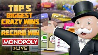 Top 5 biggest crazy wins of the week | Record wins. Monopoly live casino
