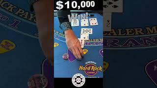 DOUBLING DOWN ON A $5000 BLACKJACK HAND #shorts