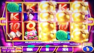 Golden Peaches Quickfire Jackpot Slot Machine - Nice Bonus: Retriggers & Progressives