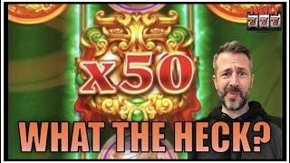 MASSIVE WIN on and I didn't even know what was going on! NEW GAME!! WEALTH RUSH SLOT MACHINE!
