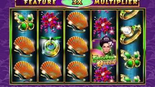 EMERALD QUEEN Video Slot Casino Game with an EMERALD QUEEN FREE SPIN BONUS