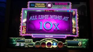 Lord of the Rings Slot Machine Bonus - Power Spins - Big Win!