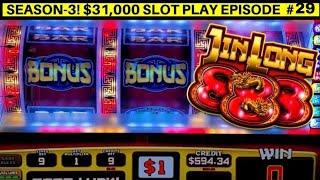 Jin Long 888 Slot Machine Bonuses - LIVE PLAY | Season 3 | EPISODE #29