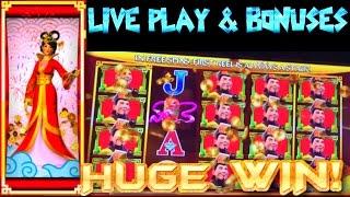 HUGE WIN!!! LIVE PLAY and Bonuses on Fu Ru Huang Di Slot Machine