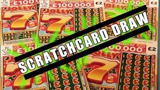 SCRATCHCARDS....FESTIVE LINES...JOLLY 7s...DOUBLE MATCH..WE GIVE CARDS AWAY