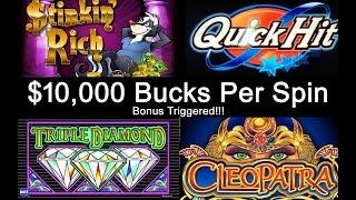 •$10,000 Bucks• Per Spin Bonus Triggered!!! Video Slot Machine Jackpot Handpay | SiX Slot • SiX Slot