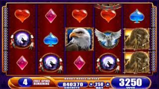 G+® Deluxe Great Eagle Returns™ Free Spin Bonus, Slot Machines By WMS Gaming