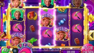 WILLY WONKA'S WILD FACTORY Video Slot Casino Game with a "BIG WIN"  FREE SPIN BONUS