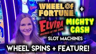 Mighty Cash Elvira! Mistress of the Dark Slot Machine! BONUS WIN!!