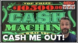 MY FIRST TIME PLAYING CASH MACHINE and I GOT THE RED SCREEN! CASH ME OUT SLOT STRATEGY!
