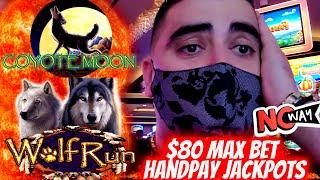 $80 Max Bet ⋆ Slots ⋆HANDPAY JACKPOTS⋆ Slots ⋆ On Wolf Run & Coyote Moon Slots! ⋆ Slots ⋆$10,000 CRA