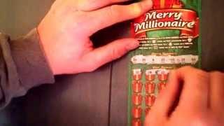 Two $20 Merry Millionaire Scratch Offs From The Illinois Lottery