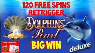 • 120 FREE SPIN SLOT BONUS ROUND • & COMPETITION DETAILS dolpins pearl