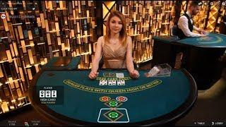 £400 Vs Live Dealer Three Card Poker Session